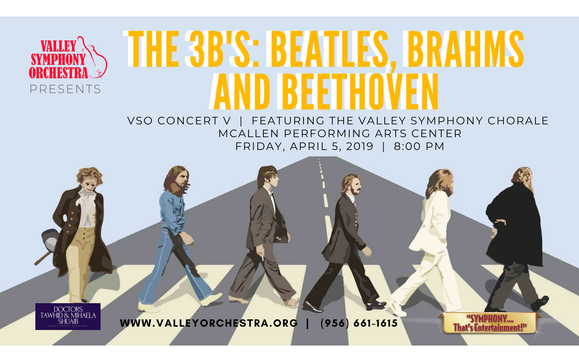 Valley Symphony Orchestra: The 3 B's – Beatles, Brahms and Beethoven